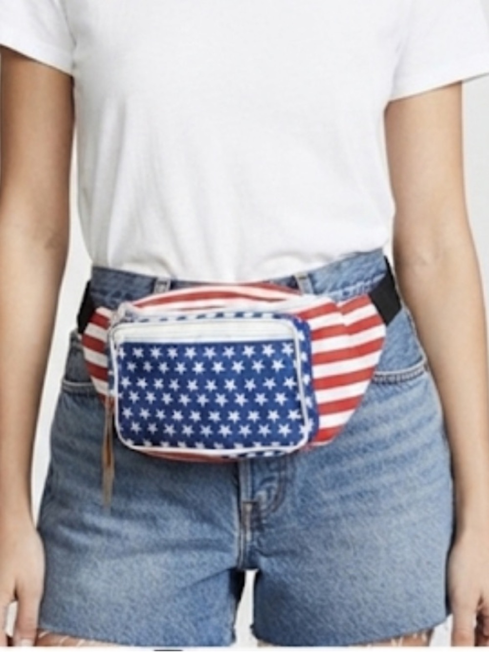 *NEW* SOJOURNER American Flag Fanny Pack Americana Patriotic NWT